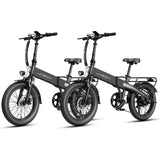Jasion EB6 Foldable Electric Bike for Adults, 1200W Peak Motor 25 MPH EBike
