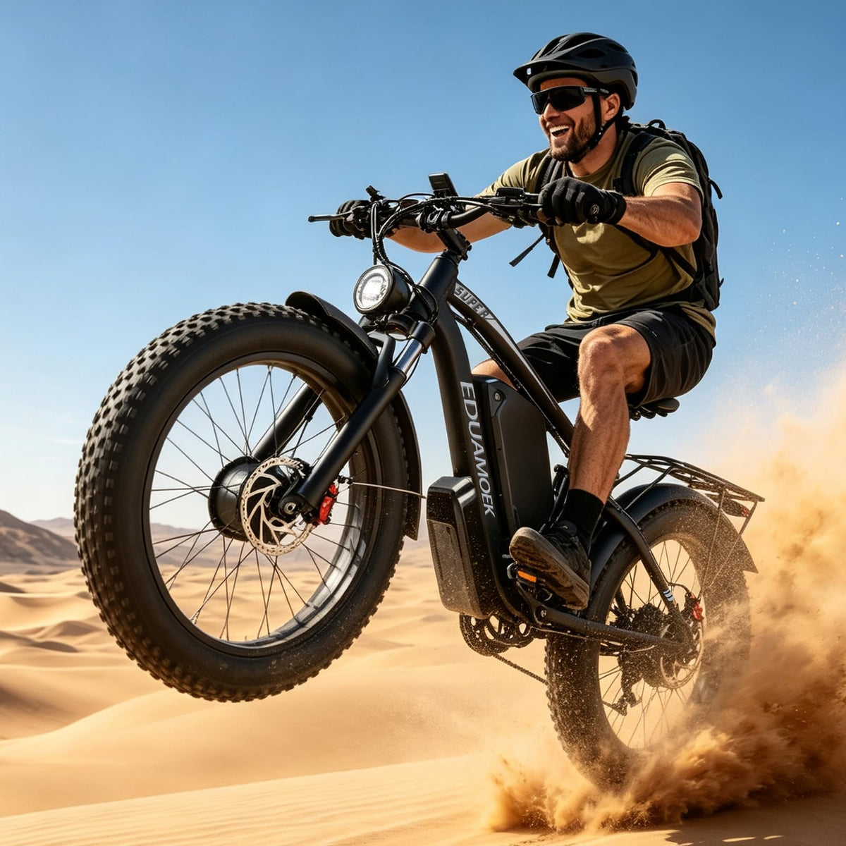 9000W-Peak 58V Peak 34Ah Dual-Motor-Ebike for Adult Max 48MPH Up to 105 Mi