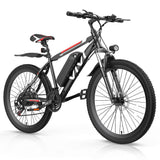 Vivi Electric Bike for Adults, Peak 750W Ebike 26" Electric Mountain Bike, 20MPH Adult Electric Bicycles Commuter Ebike with 48V Battery