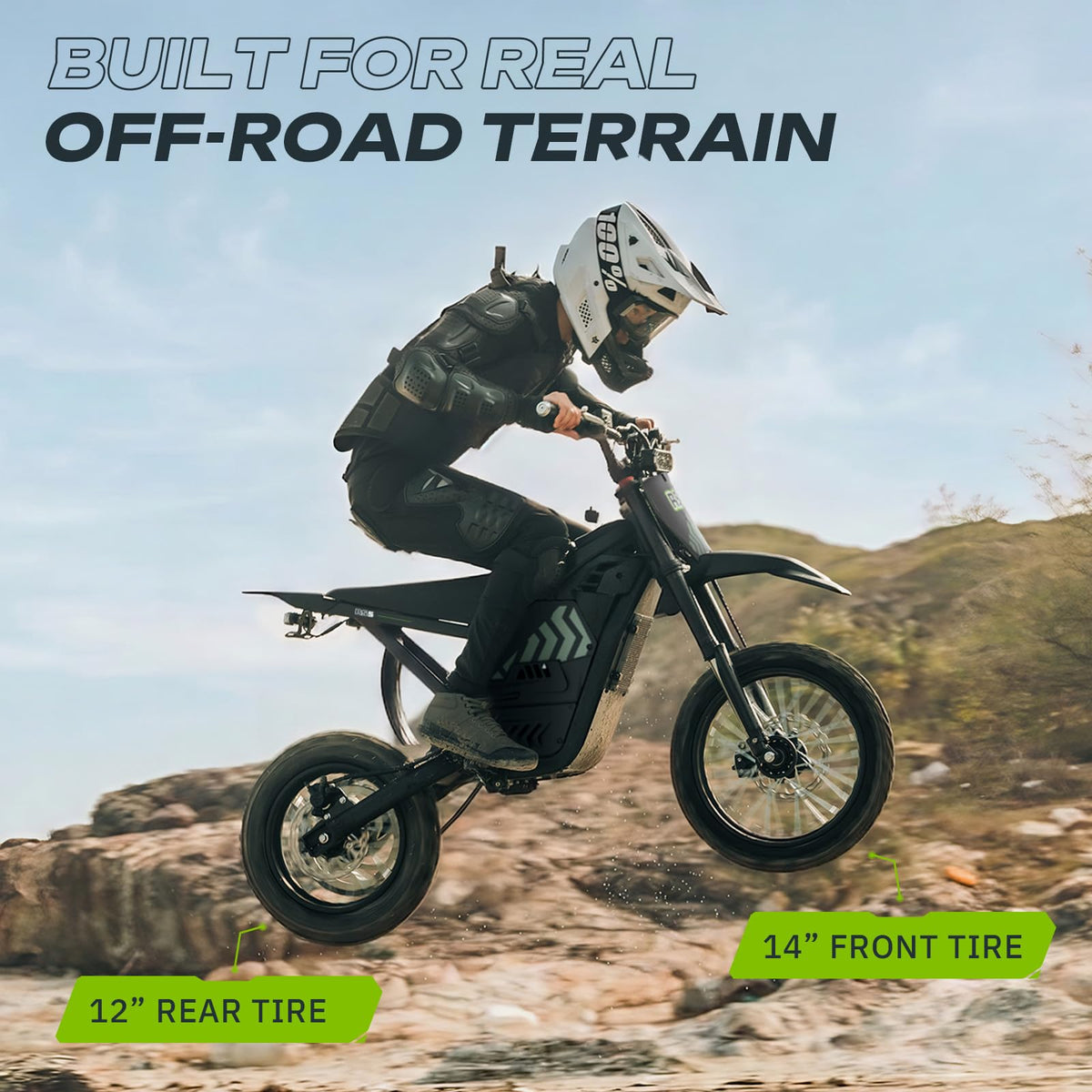 Windone RS5 Electric Dirt Bike for Teens & Adults (13+), Up to 37 MPH, 45 Miles Range, 2200W Peak Motor