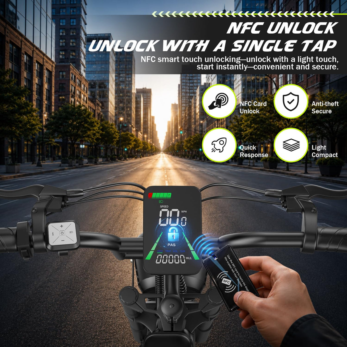 ASKGO Electric Bike for Adults Teens, 2500W Peak, 28/36 Mph & 65 Miles, 16/20