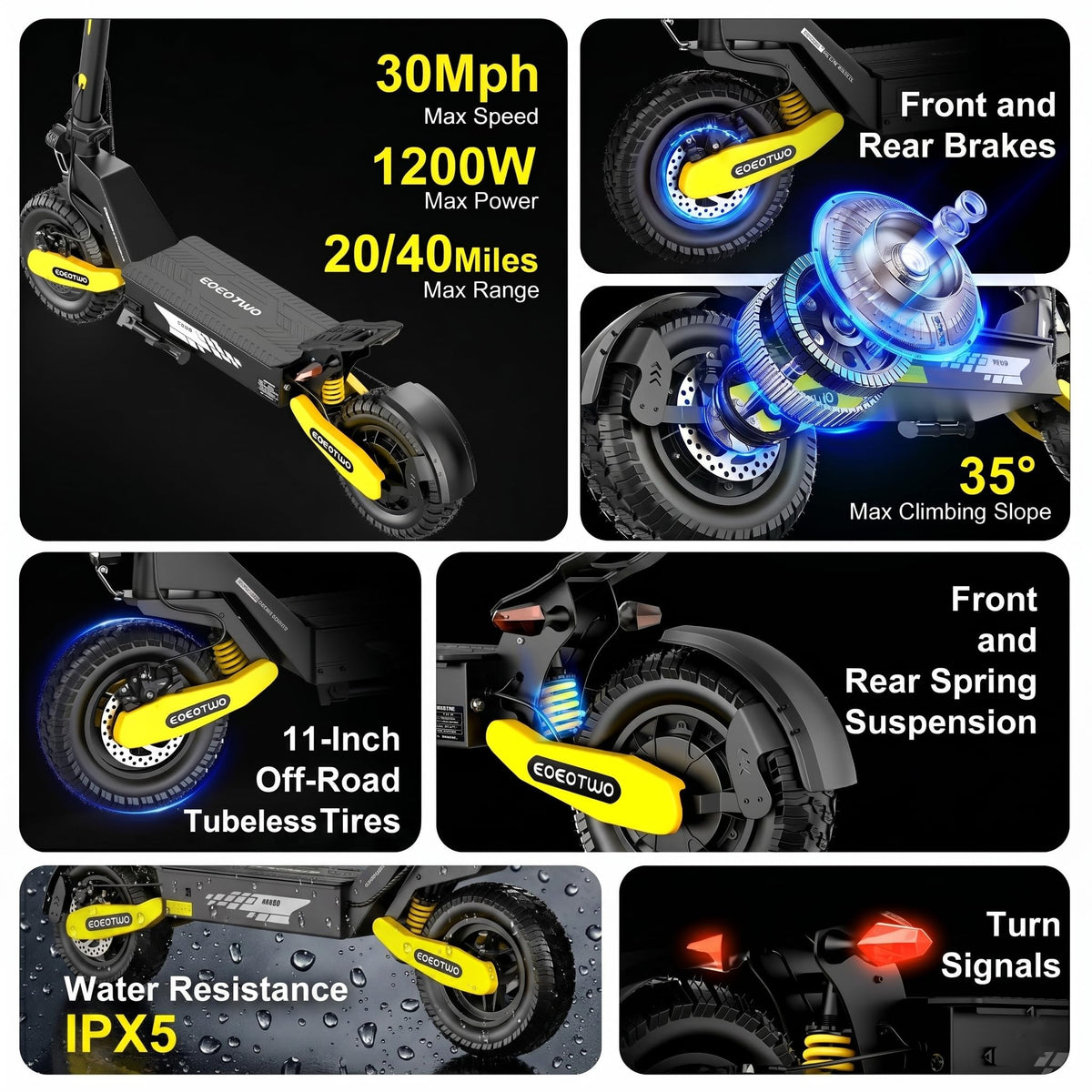 Electric Scooter for Adults, 11