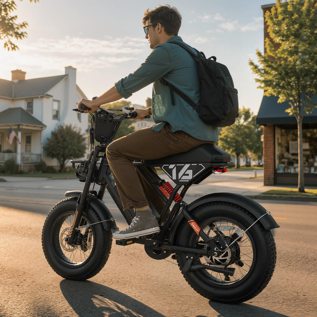 INVANTI Electric Bike for Adults,48V15Ah Removable Battery Ebike,Peak 1500W Motor,20