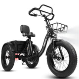 ESKUTE T300 Pro Electric Trike for Adults, 998.4Wh Long-Range Battery, 1200W Peak Motor, 20"x4.0" Fat Tires
