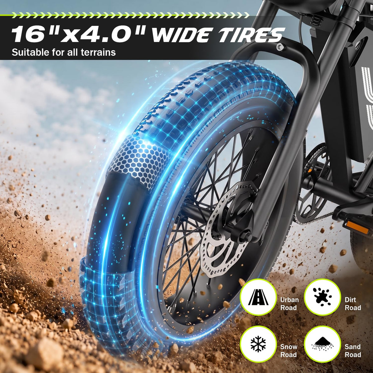 ASKGO Electric Bike for Adults Teens, 2500W Peak, 28/36 Mph & 65 Miles, 16/20