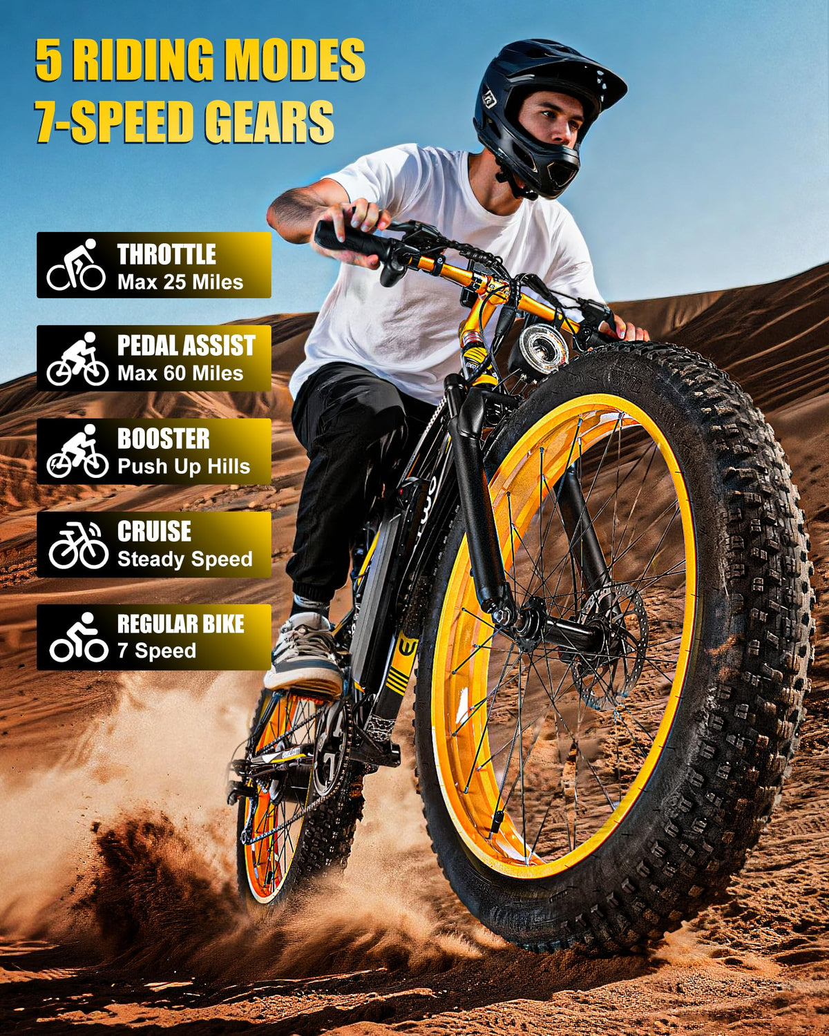 EOEOTWO Electric Bike for Adults, 26