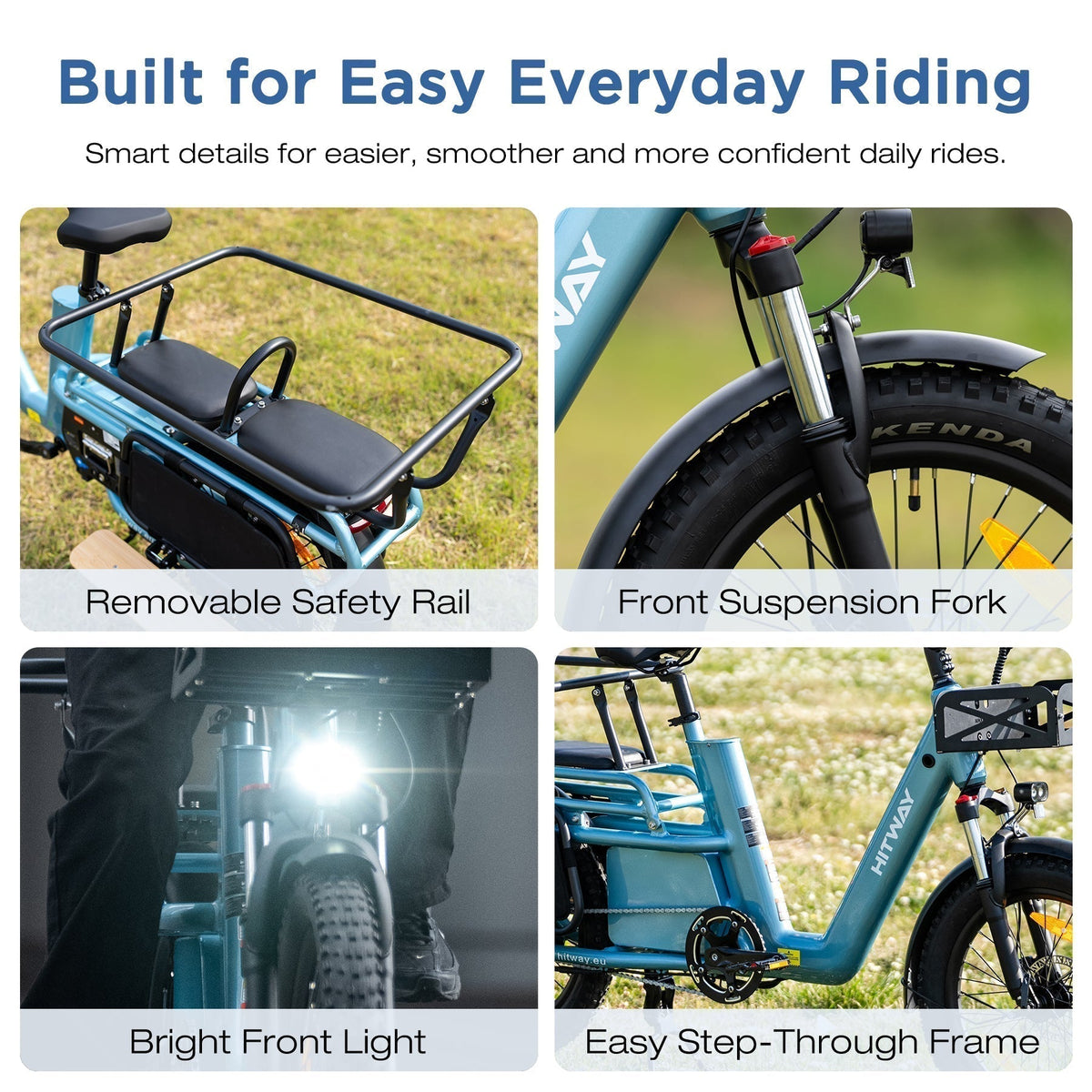 BK-T2 Longtail Electric Cargo Bike