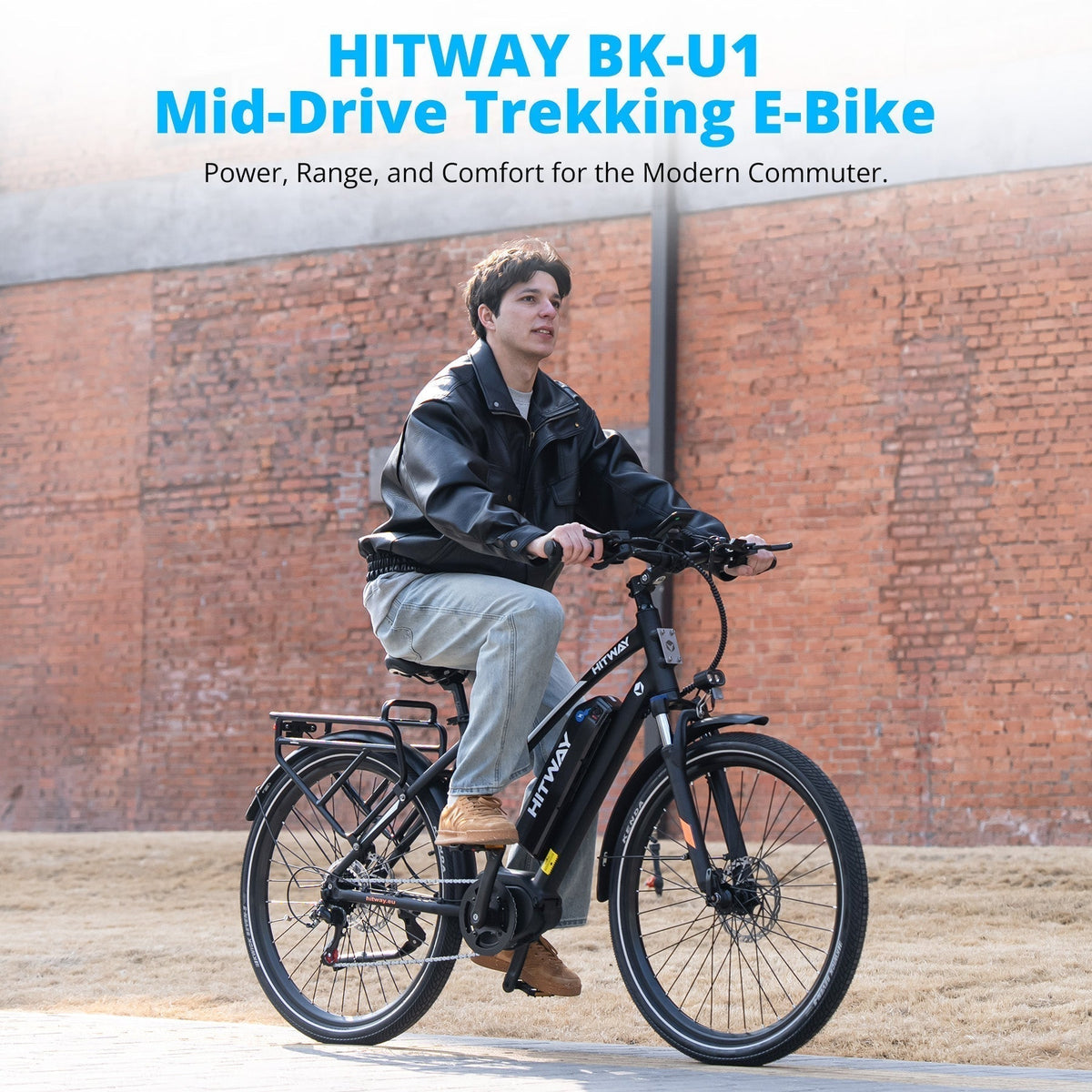 BK-U1 Mid-Drive Electric Bike up to 110 miles