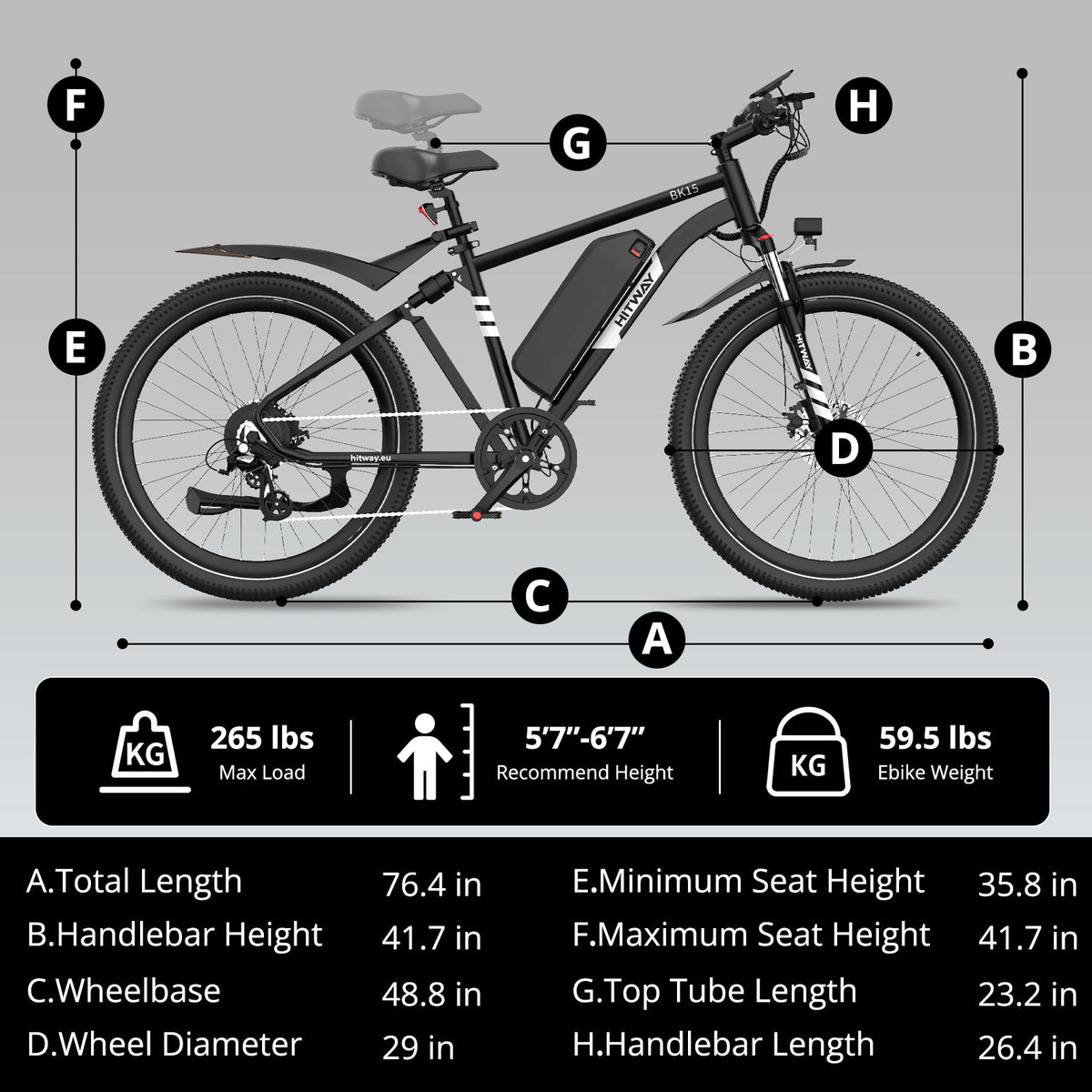 BK15PL 29 inch Electric Bike