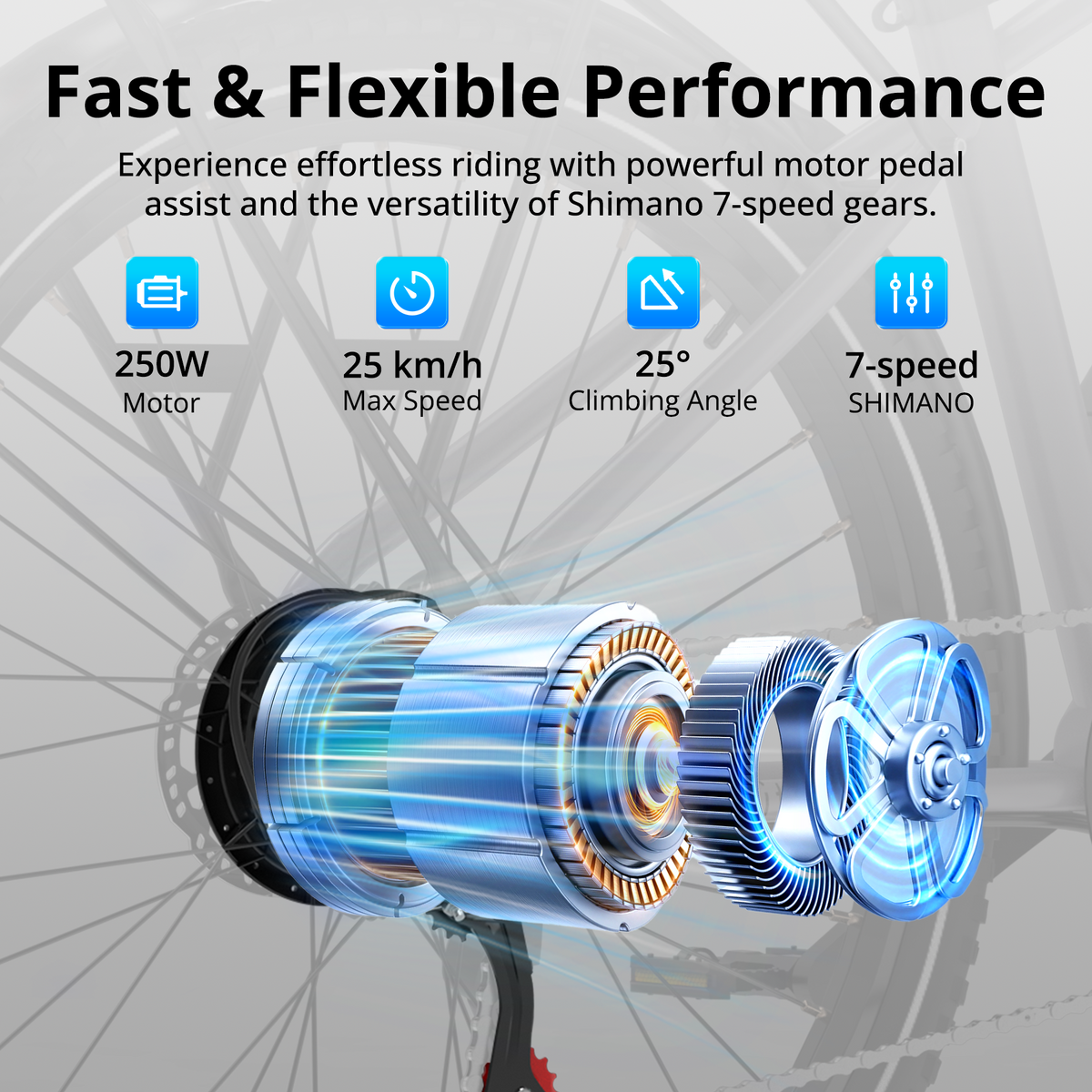 BK7S Plus 29 inch Electric Bike